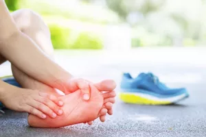 sweaty feet